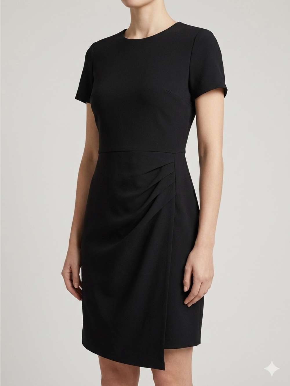🖤 Express Black Fitted Dress | High Neck | Back Zipper | Size Small 🖤